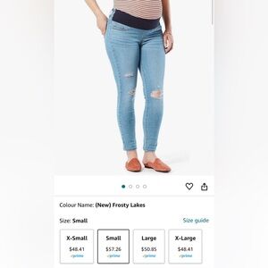 NWT MATERNITY Levi Strauss & Co. Gold Label Baby Bump Skinny Jeans